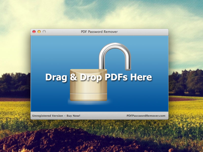 removing password from pdf mac